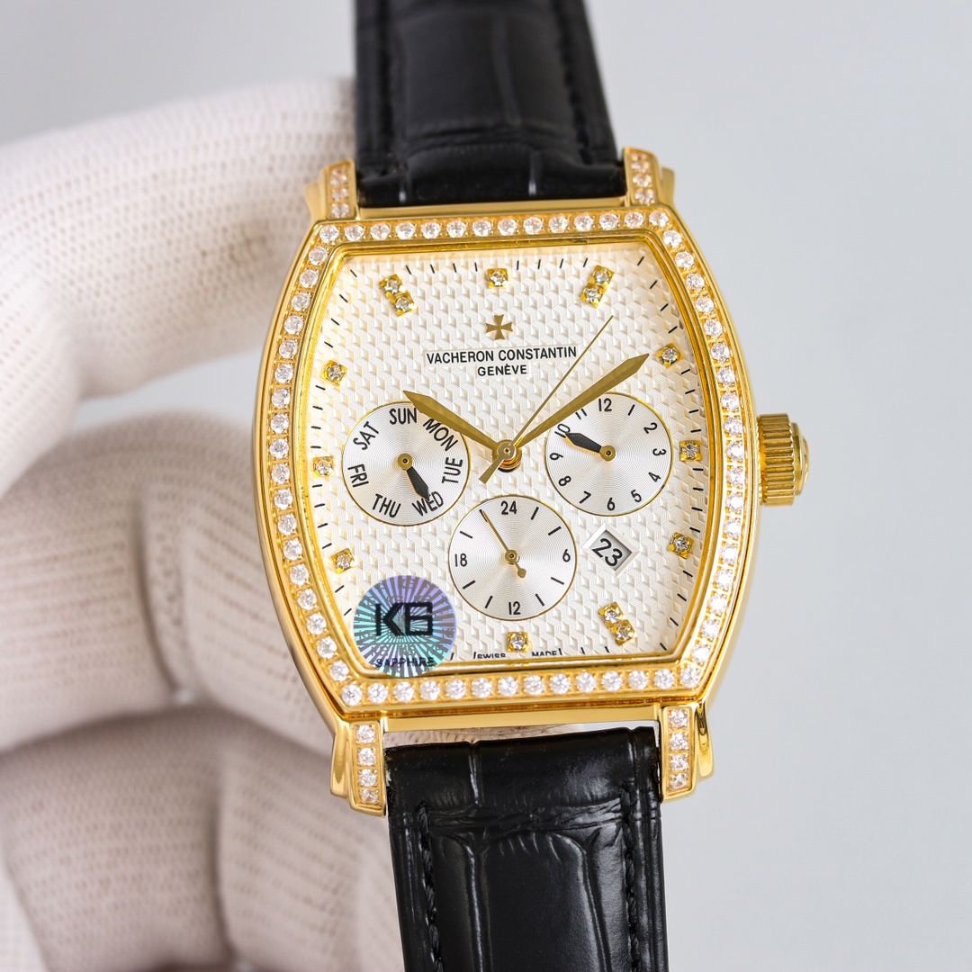 Vacheron Constantin Malte 1:1 Super Clone Watch with Complex Calendar 986222077 - front view