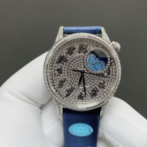 Vacheron Constantin Égérie Moon Phase Super Clone Ladies Watch 37mm 1033062240 - front view