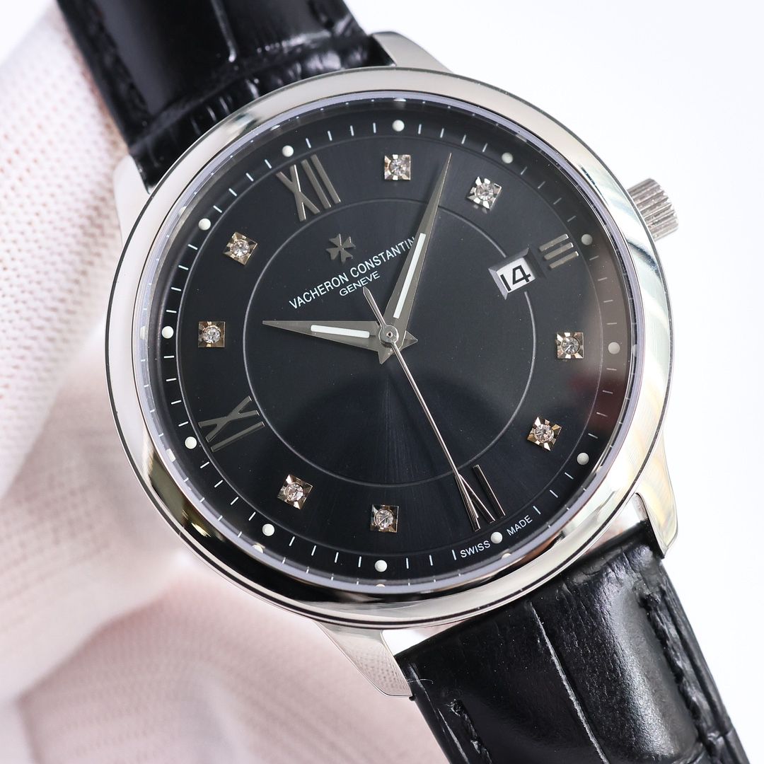Vacheron Constantin Traditionnelle Super Clone Watch in Stainless Steel 1116129931 - front view