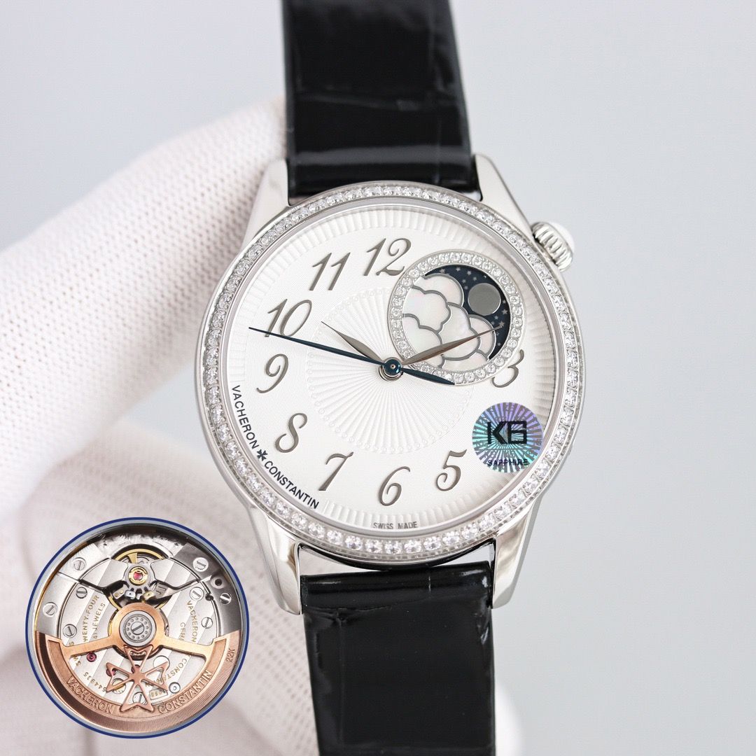 Vacheron Constantin Égérie Super Clone Ladies' Automatic Watch 37mm 1110361187 - side view | Égérie