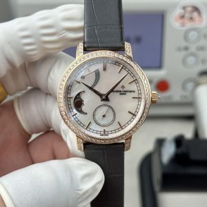 Vacheron Constantin Traditionnelle Moon Phase Ladies' Super Clone Watches 1144369895 - front view | Traditionnelle