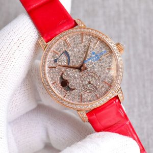 Vacheron Constantin Traditionnelle Ladies' Super Clone Watch with Moonphase 1136093526 - front view | Traditionnelle