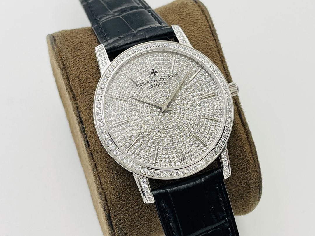 1-185.jpg Vacheron Constantin Patrimony Super Clone Men's Watch, AAA Replica 1124402065 - side view