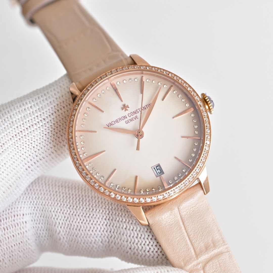Vacheron Constantin Patrimony Ladies’ Luxury Replica Watch with Cash on Delivery 1131680275