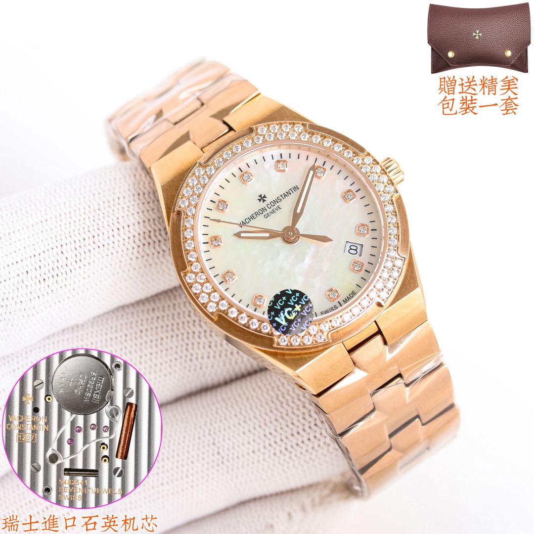 Vacheron Constantin Overseas 33mm Super Clone Watches with Cash on Delivery 1105936602 - side view