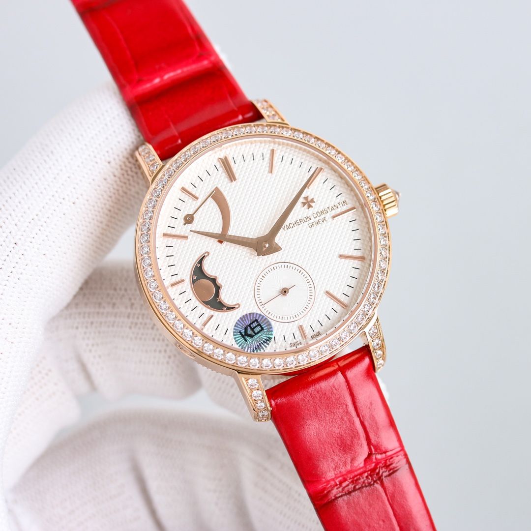 Vacheron Constantin Patrimony Moon Phase Luxury Replica Watch for Sale 979730369 - side view