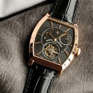 Vacheron Constantin Malte Men's Platinum Tourbillon Super Clone Watch 1056215768 - side view