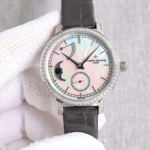 Vacheron Constantin Traditionnelle Moon Phase 1:1 Super Clone Watch for Women 1136093505 - side view | Traditionnelle