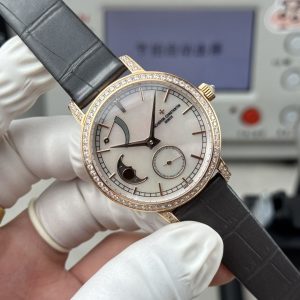 Vacheron Constantin Traditionnelle Moon Phase Ladies' Super Clone Watches 1144369895 - side view | Traditionnelle