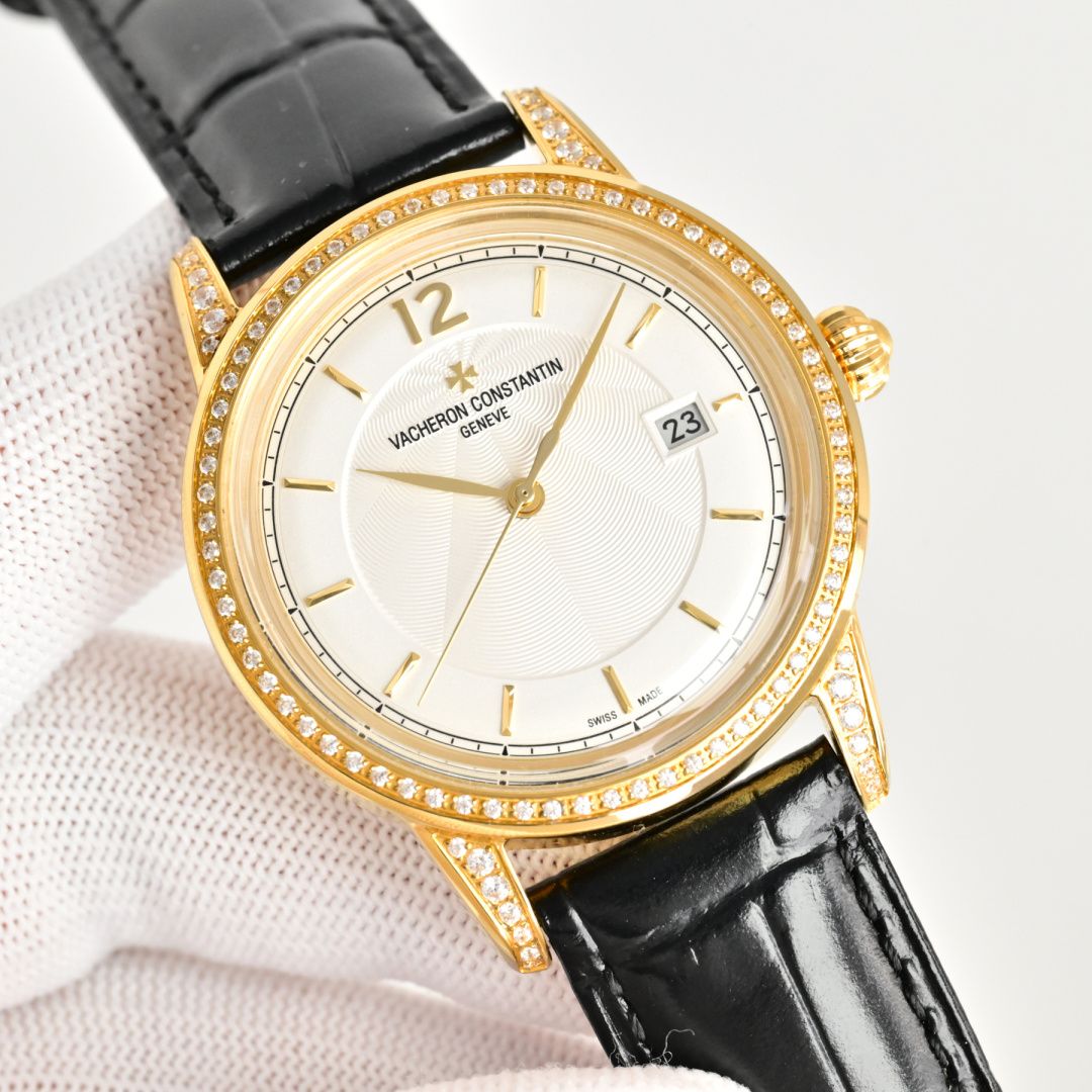 Vacheron Constantin Patrimony Traditionnelle Luxury Replica Watch 1135378145 - side view | Traditionnelle