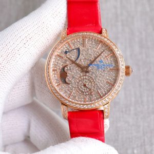 Vacheron Constantin Traditionnelle Ladies' Super Clone Watch with Moonphase 1136093526 - side view | Traditionnelle