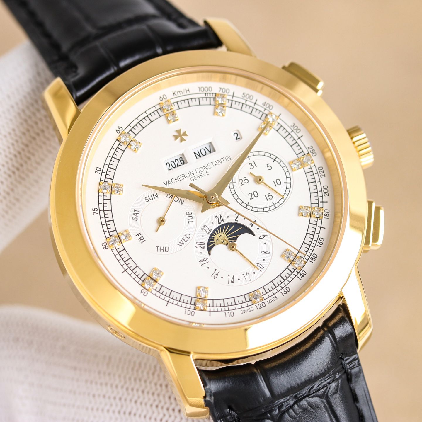 6-822.jpg Vacheron Constantin Patrimony Super Clone Watch | Luxury 1:1 Replica 1140017442 - top view | Patrimony